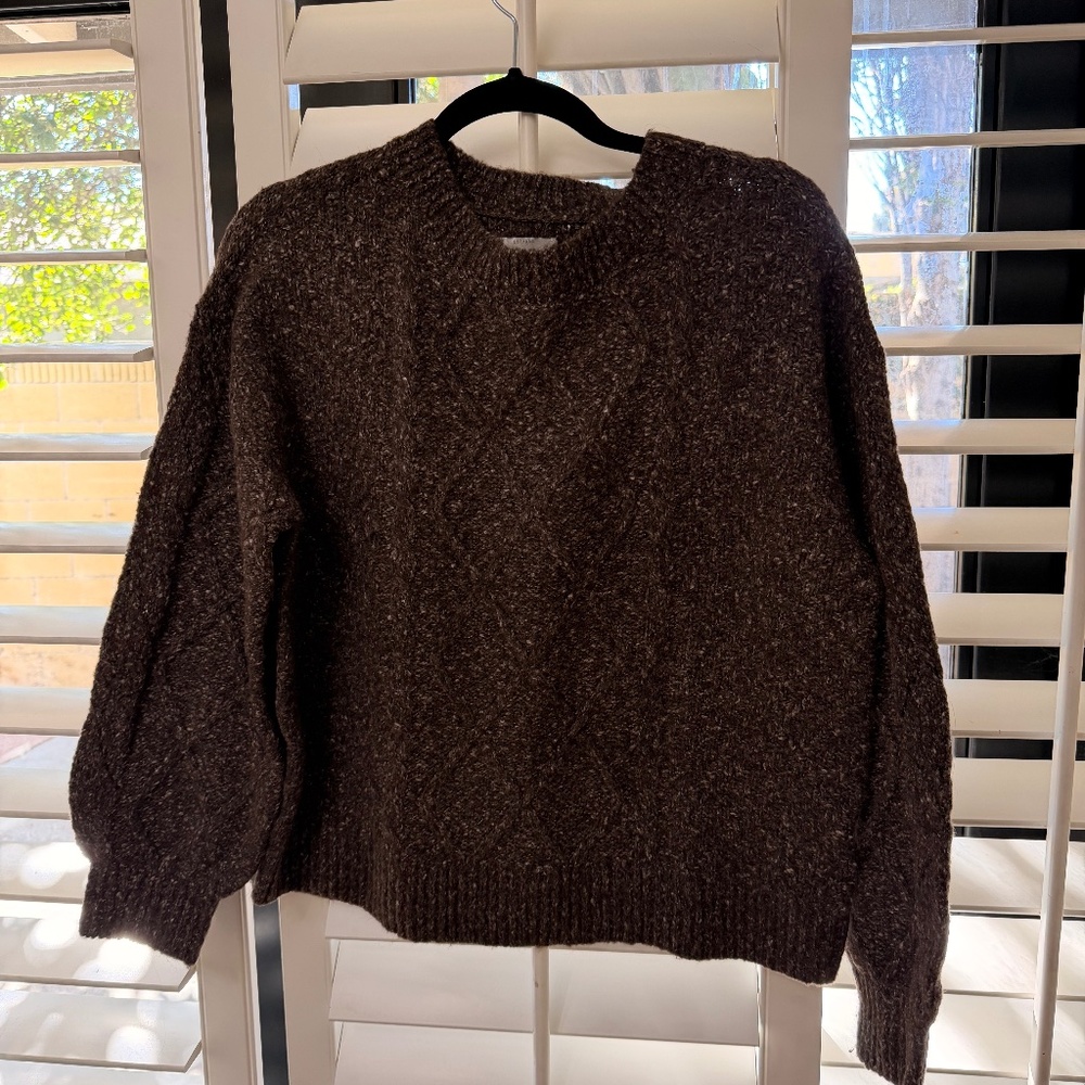 Lucky Brand Brown Knit Sweater